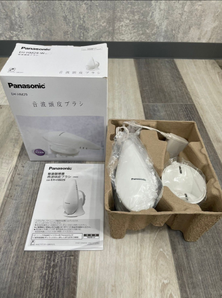 【中古】Panasonic 音波頭皮ブラシ EH-HM29 2021年製