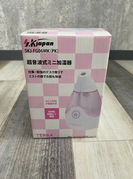 【中古】S.K japan 超音波式ミニ加湿器 SKJ-FG06MK（PK） 2013年製